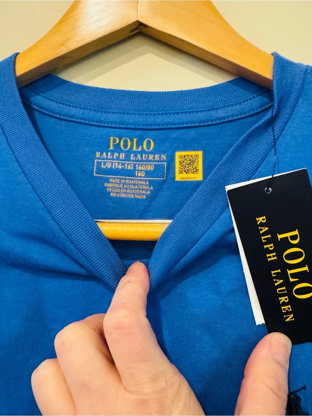 Ralph Lauren Royal Blue Crew Neck Short Sleeve Tee